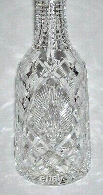 WATERFORD Elegant Cut Crystal WINE DECANTER (Shannon Jubilee) Ireland