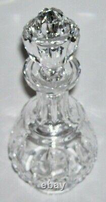 WATERFORD Elegant Solid Cut Crystal FOOTED BRANDY DECANTER (Lismore) Ireland