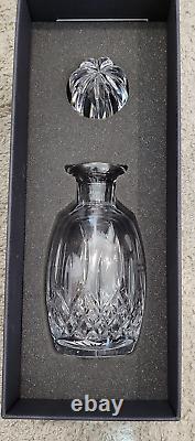 WATERFORD Lismore Rounded Crystal Whiskey Decanter New in Original Box
