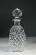 Waterford Crystal Alana Pattern Spirit Decanter With Stopper Gothic Etch 10-1/2