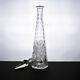 Wc Anderson Thistle Wine Decanter W Stopper, Antique Abp Brilliant Cut Glass 17