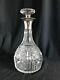 Walsh Crystal Decanter, Silver Top, Hallmarked R. P C1912, 10 1/4 Tall
