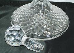 Waterford COLLEEN CUT Crystal SHIP'S DECANTER 10 TALL MINT