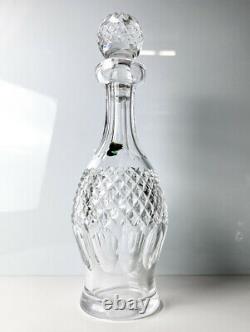 Waterford COLLEEN Wine Decanter with stopper cut cris cross