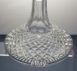 Waterford Crystal Alana Cut Ships Decanter With Stopper Signed
