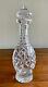 Waterford Crystal Brandy Decanter Footed Signed Elegant Cut Glass Vintage