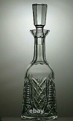 Waterford Crystal Clare Cut Round Wine Decanter 13 1/4