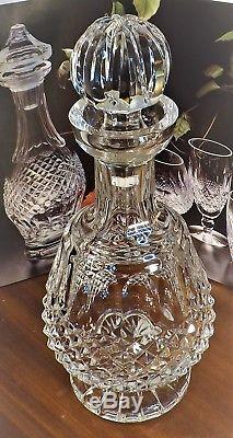 Waterford Crystal Colleen Footed Brandy Decanter Boxed