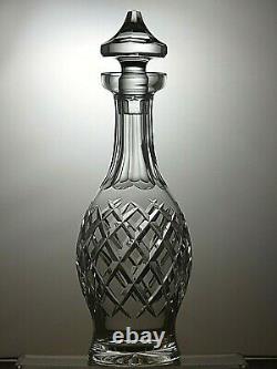Waterford Crystal Comeragh Cut Round Wine Decanter 13 Tall
