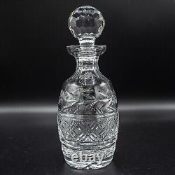 Waterford Crystal Cut Spirits Decanter & Stopper 10 1/2 FREE USA SHIPPING
