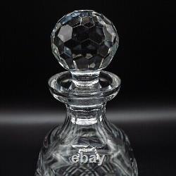 Waterford Crystal Cut Spirits Decanter & Stopper 10 1/2 FREE USA SHIPPING
