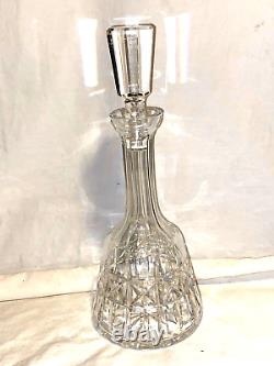 Waterford Crystal Glass Decanter KYLEMORE 13 Tall Wine Decanter w Cut Stopper