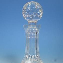 Waterford Crystal Lismore Cut Neck Ship Whiskey Decanter 10¼ inches