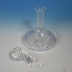 Waterford Crystal Lismore Cut Neck Ship Whiskey Decanter 10¼ inches