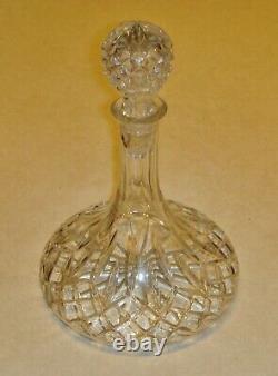 Waterford Crystal Lismore Cut Neck Ships Beautiful Decanter