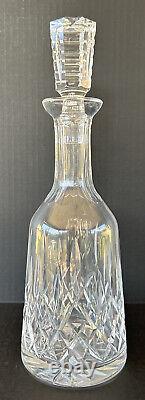 Waterford Crystal Lismore Decanter With Cut Stopper 13 Tall