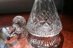 Waterford Crystal Lismore Roly Poly Decanter Undamaged Pristine Stopper 10.3/4