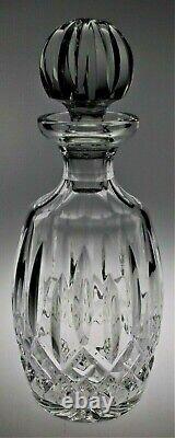 Waterford Crystal Lismore Spirit Decanter 10 5/8 -vertical Cut Stopper-excellent