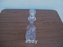 Waterford Crystal Lismore Wine Decanter With Cut Stopper 13 Excellent