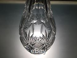 Waterford Crystal Older Giftware Cut Pattern Decanter Wine Cordial $180 retail