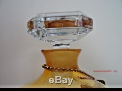 Waterford Crystal Rebel Amber Decanter Vodka unused and boxed