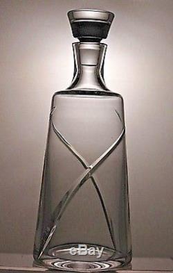 Waterford Crystal Siren Cut Round Decanter With Stopper 11 Tall