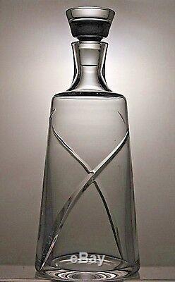 Waterford Crystal Siren Cut Round Decanter With Stopper 11 Tall