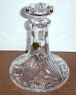 Waterford Crystal TIDMORE Mini Ships Decanter Starburst Cut Top 1058644 New