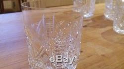 Waterford Crystal Whisky Decanter and 6 Whisky glasses