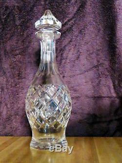 Waterford Crystal Wine Decanter Comeragh (cut) pattern- with stopper 13 high