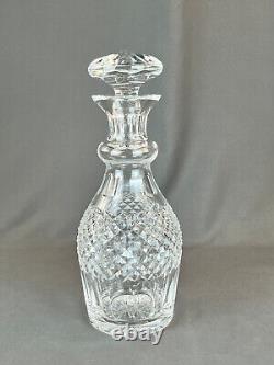 Waterford Cut Crystal COLLEEN 12 Decanter with Stopper Ring Neck MINT