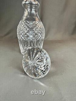 Waterford Cut Crystal COLLEEN 12 Decanter with Stopper Ring Neck MINT