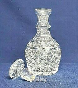 Waterford Cut Crystal GLANDORE Pattern Liquor DECANTER with STOPPER Signed MINT