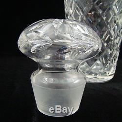 Waterford Cut Crystal Glandore Cocktail Martini Liquor Shaker Mixer Decanter