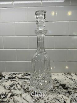 Waterford Cut Crystal Lismore Pattern Wine Liquor Decanter 13 Inches Tall