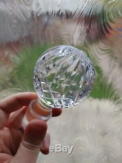 Waterford Cut Crystal Ship's Decanter In Lismore Pattern