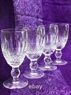 Waterford Decanter with Stopper & Eight (8) Sherry Glasses Colleen Cut BEAUTIFUL