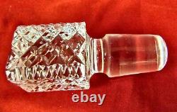 Waterford Diamond Cut, Crystal Square Decanter MINT