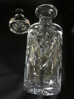 Waterford Flare & Diamond Cut Crystal Liquor Spirit Decanter Ireland Signed
