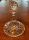 Waterford Gift Edition 8 Tall Cut Crystal Ships Decanter Withlabel Mint
