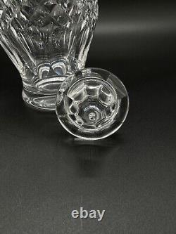 Waterford Hand Blown Cut Crystal Wine Decanter 13-1/4 Colleen Short Stem Panels