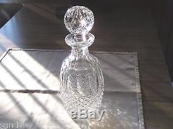 Waterford Ireland Hand Cut Crystal Decanter Vintage 1970's Signed