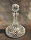 Waterford Irish Crystal Lismore Ships Decanter And Stopper