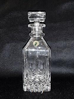 Waterford LISMORE CONNNOSSEUR Square Crystal Decanter/Collectible