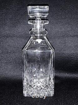 Waterford LISMORE CONNOISSEUR Square Crystal Decanter/Collectible