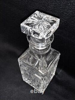 Waterford LISMORE CONNOISSEUR Square Crystal Decanter/Collectible