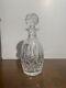 Waterford Lismore Crystal Spirit Decanter With Multi Cut Stopper 10 5/8'' Tall