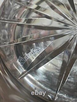 Waterford LISMORE Crystal Spirit Decanter with Multi Cut Stopper 10 5/8'' Tall