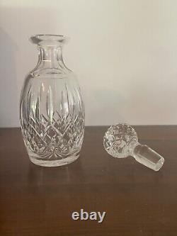 Waterford LISMORE Crystal Spirit Decanter with Multi Cut Stopper 10 5/8'' Tall