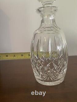 Waterford LISMORE Crystal Spirit Decanter with Multi Cut Stopper 10 5/8'' Tall